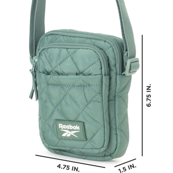 Reebok Green Quilted Men's Bag - Picture 6 of 10